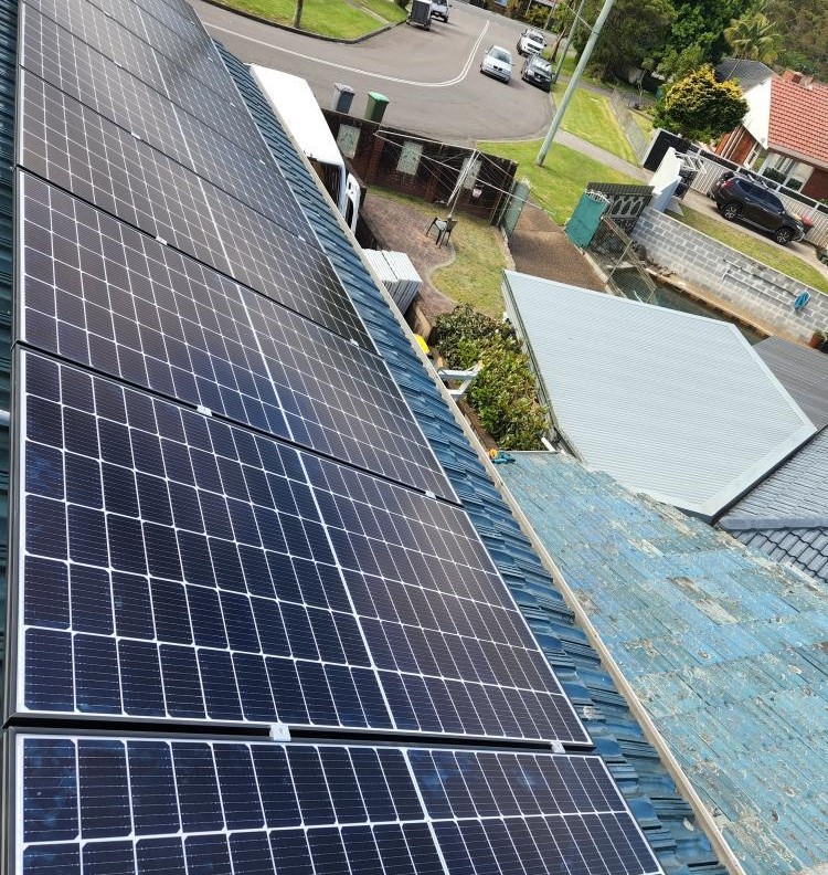 6.66 kW solar installation charlestown newcastle NSW