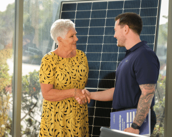 giving a guarantee on the solar production