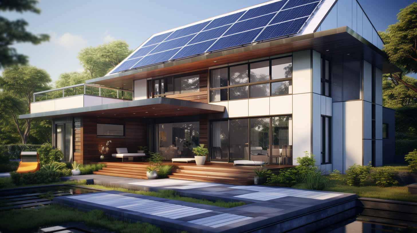 modern solar home Australia